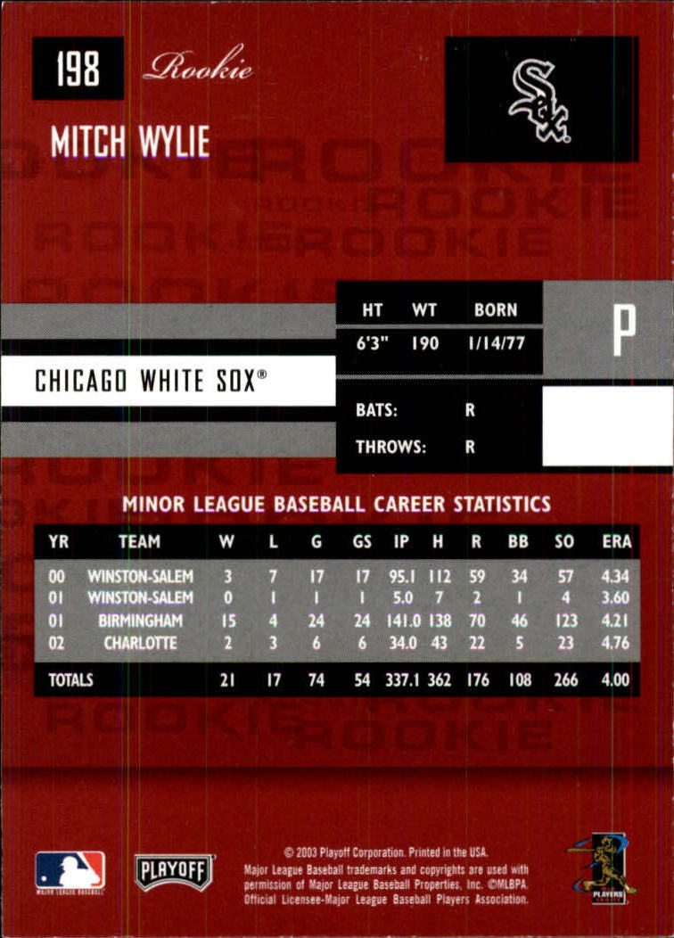 2003 Playoff Prestige Baseball "Main Set" Cards #1 to #210 - Picture 395 of 419