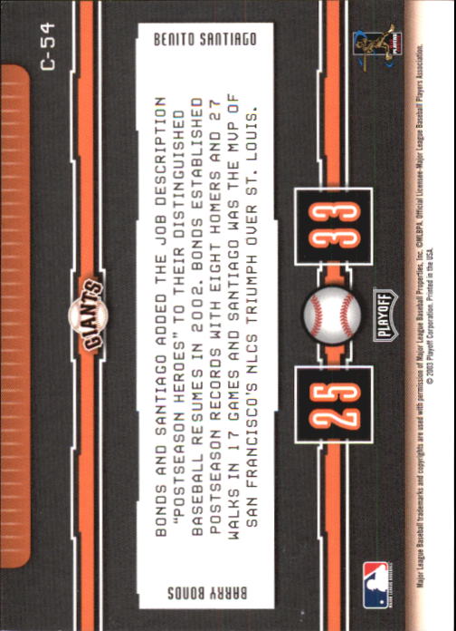 Tarjetas ""Insertar e insertar paralelas"" de béisbol Playoff Prestige 2003 - Imagen 9 de 36