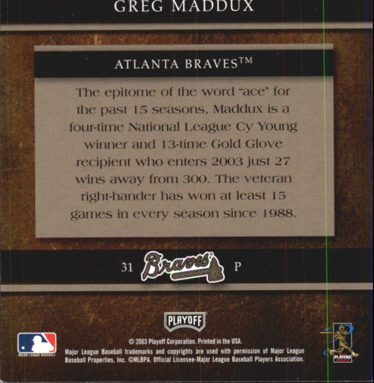 Tarjetas ""Insertar e insertar paralelas"" de béisbol Playoff Prestige 2003 - Imagen 17 de 36