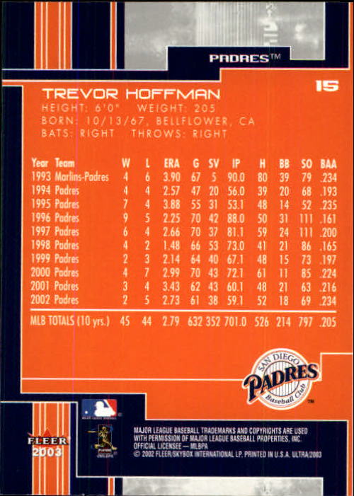 2003 Ultra (Fleer) Baseball "Main Set" Cards - Picture 30 of 459