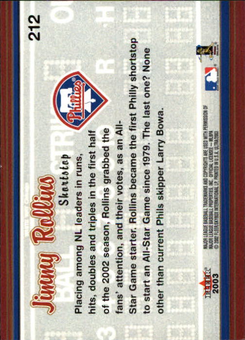2003 Ultra (Fleer) Baseball "Main Set" Cards - Picture 398 of 459