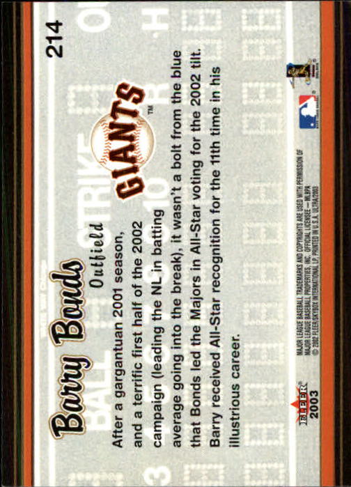 2003 Ultra (Fleer) Baseball "Main Set" Cards - Picture 402 of 459