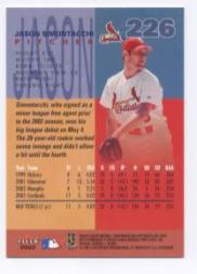 2003 Ultra (Fleer) Baseball "Main Set" Cards - Picture 417 of 459