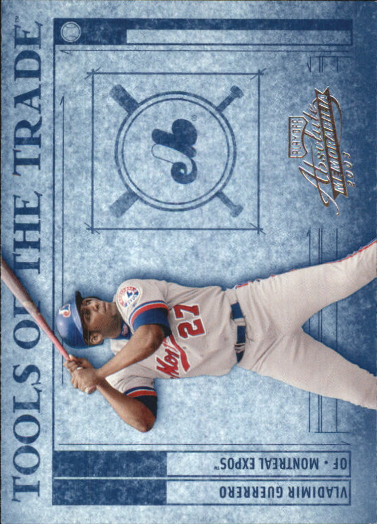 2003 Absolute Memorabilia Baseball "Insert and Insert Parallel" Cards - Picture 12 of 49