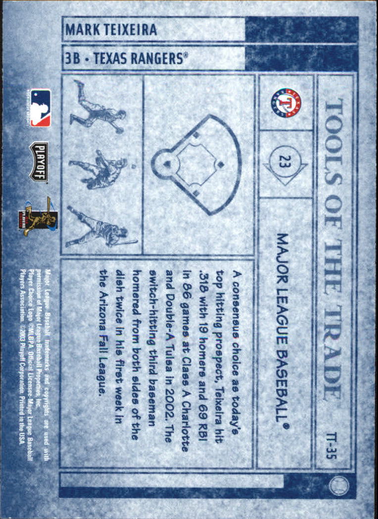 2003 Absolute Memorabilia Baseball "Insert and Insert Parallel" Cards - Picture 18 of 49