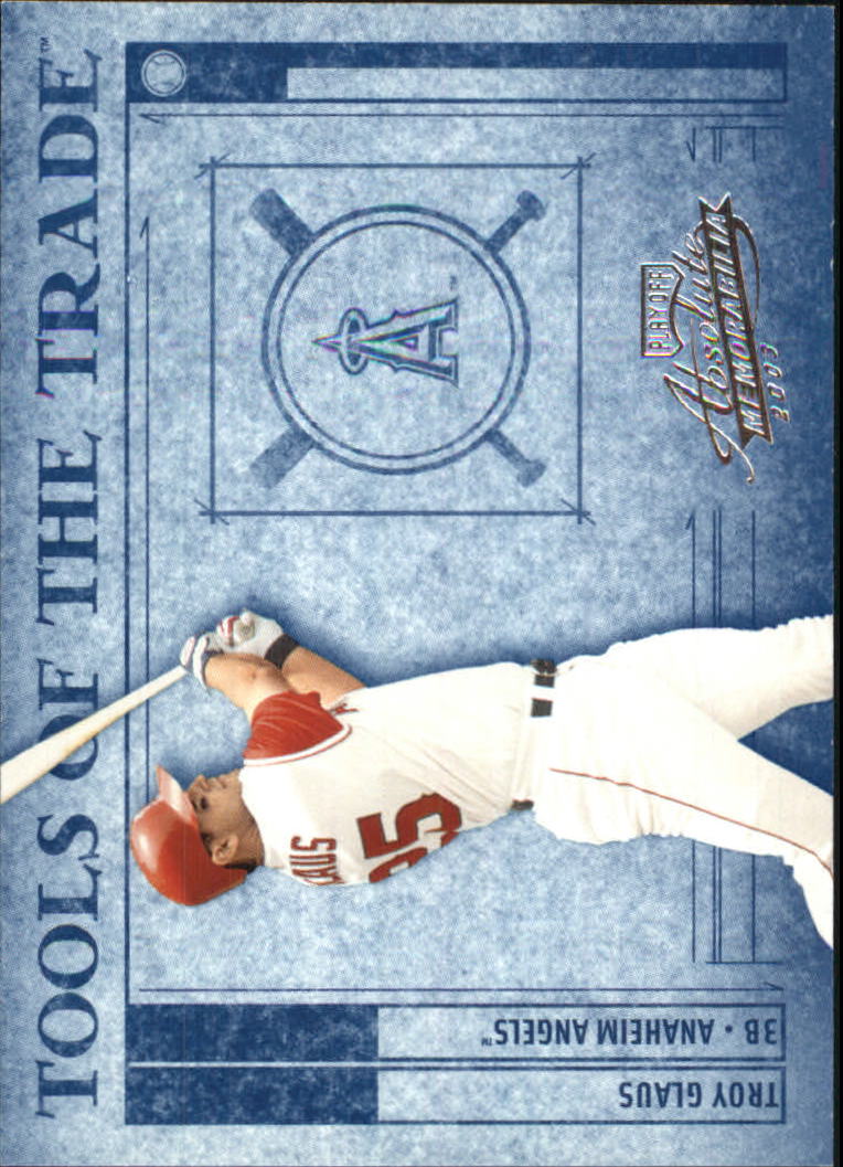 2003 Absolute Memorabilia Baseball "Insert and Insert Parallel" Cards - Picture 31 of 49