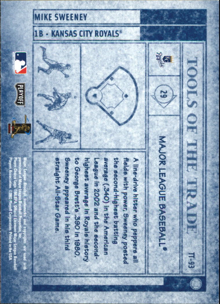 2003 Absolute Memorabilia Baseball "Insert and Insert Parallel" Cards - Picture 36 of 49