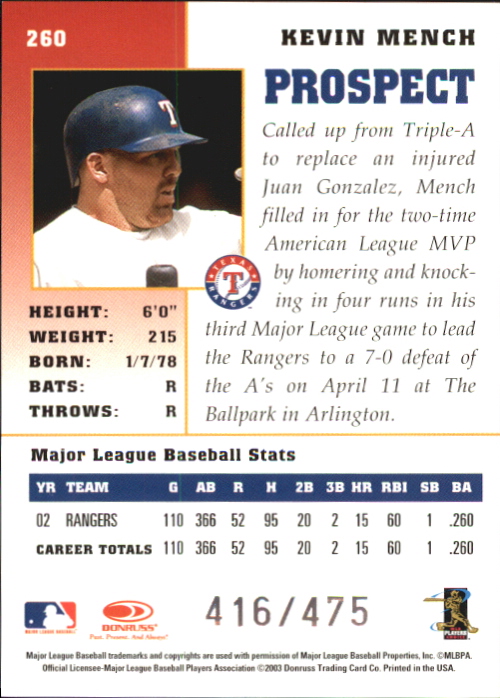 2003 Donruss Champions Baseball "Insert" Cards - Picture 5 of 69