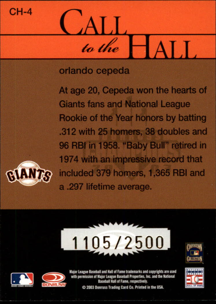2003 Donruss Champions Baseball "Insert" Cards - Picture 7 of 69