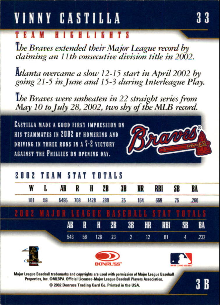 2003 Donruss Team Heroes Baseball "Glossy" Parallel Cards - Picture 9 of 91