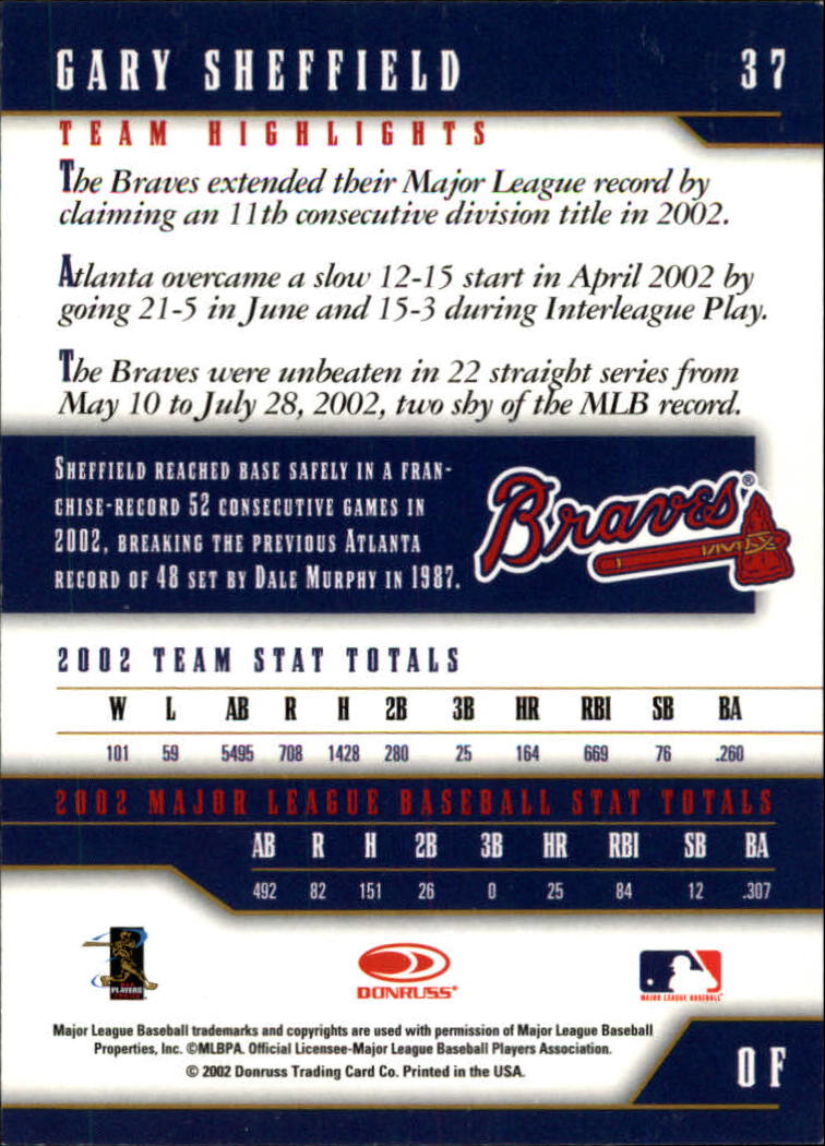 2003 Donruss Team Heroes Baseball "Glossy" Parallel Cards - Picture 11 of 91