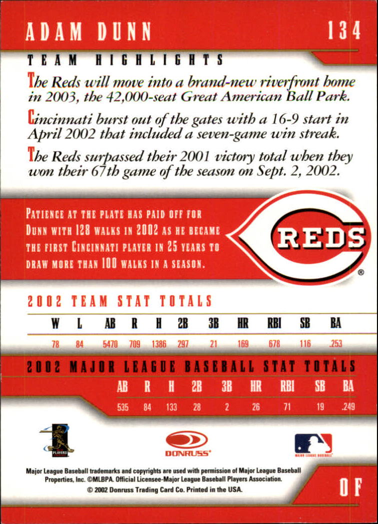2003 Donruss Team Heroes Baseball "Glossy" Parallel Cards - Picture 27 of 91
