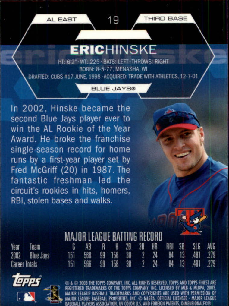 2003 Finest Baseball - Picture 85 of 109