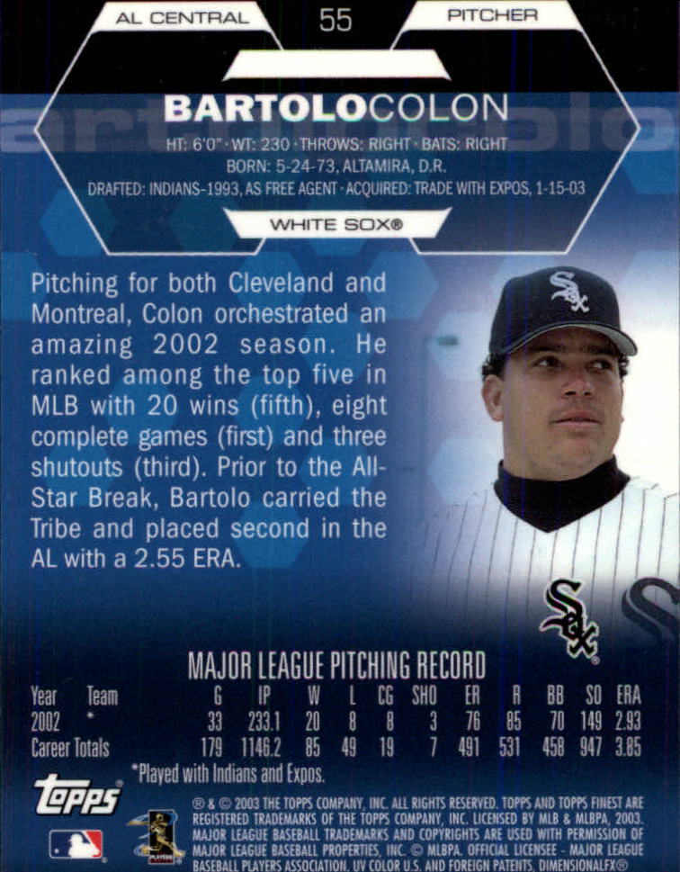 2003 Finest Baseball - Picture 59 of 109