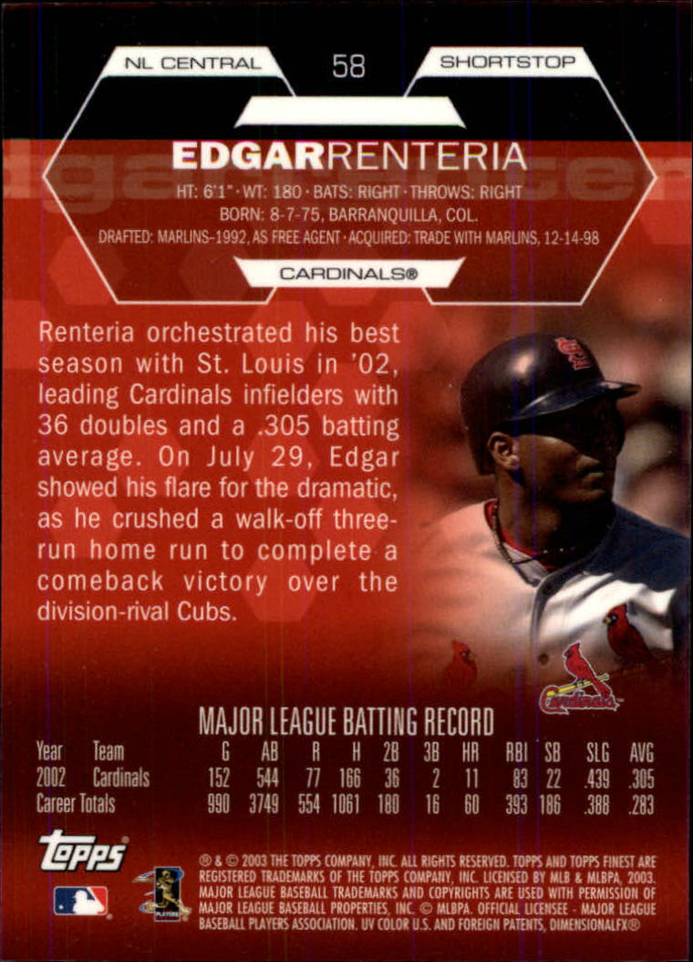 2003 Finest Baseball - Picture 57 of 109