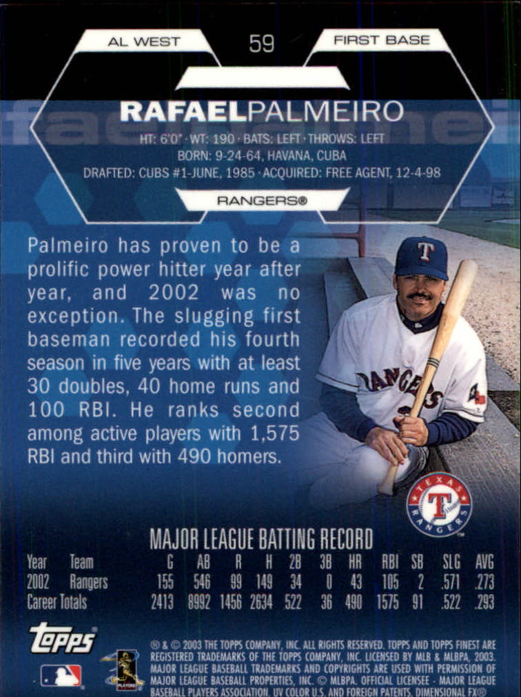 2003 Finest Baseball - Picture 55 of 109