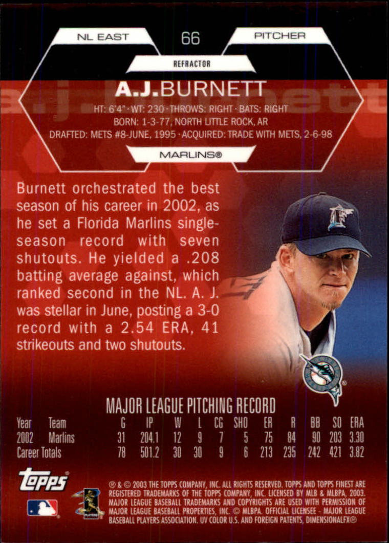 2003 Finest Baseball - Picture 49 of 109