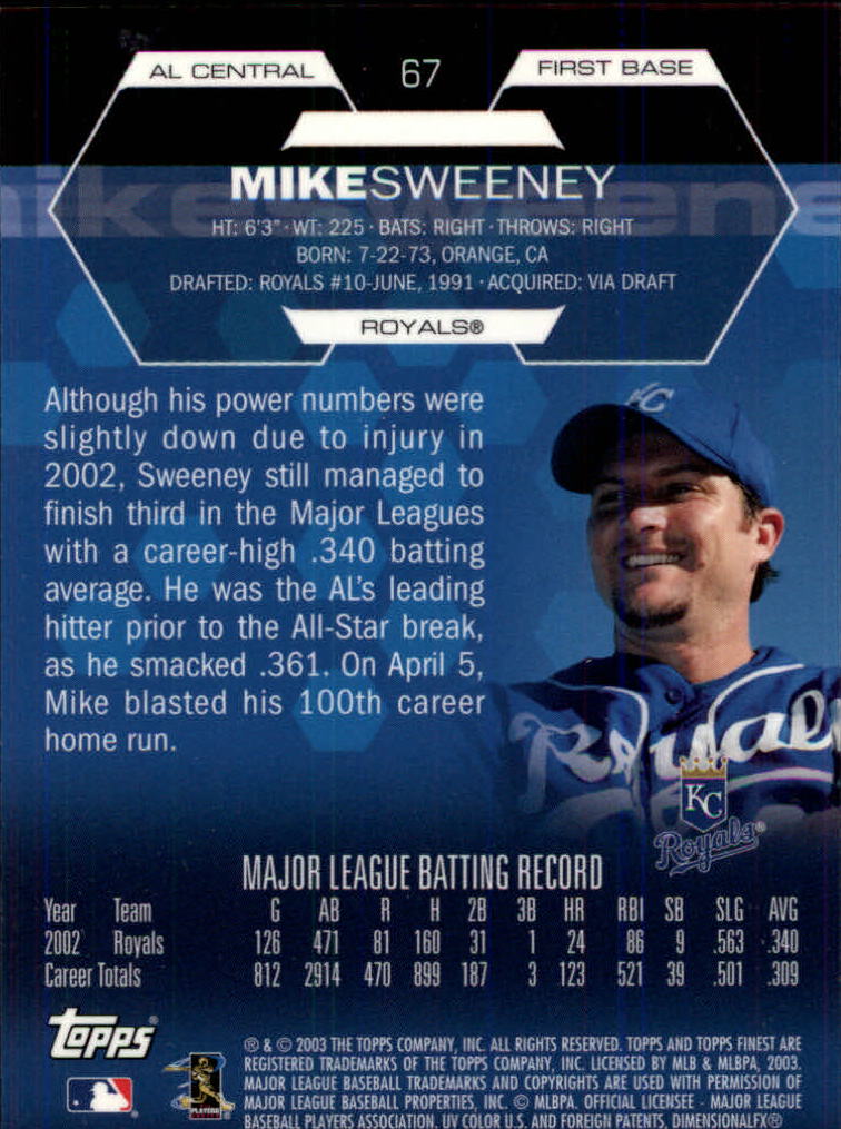 2003 Finest Baseball - Picture 47 of 109