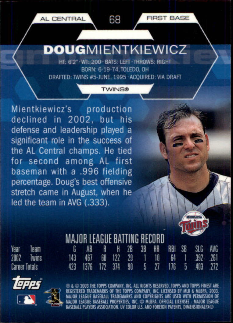 2003 Finest Baseball - Picture 45 of 109