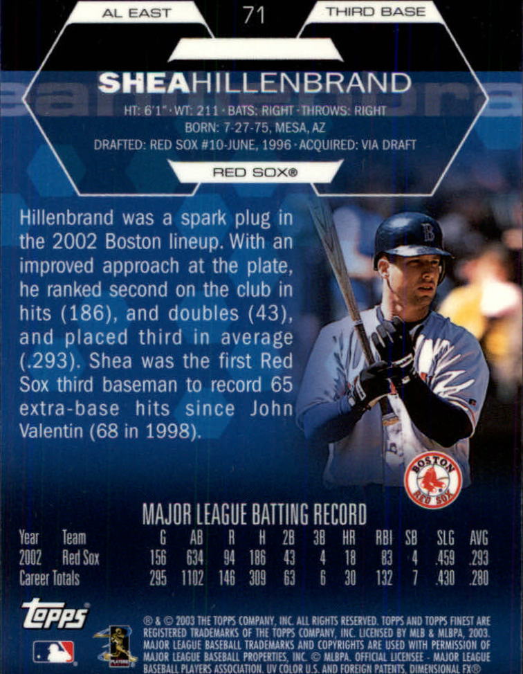 2003 Finest Baseball - Picture 41 of 109