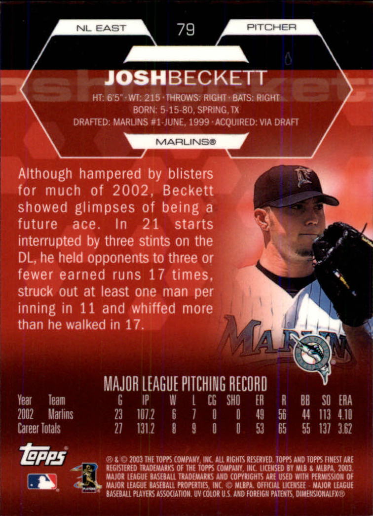 2003 Finest Baseball - Picture 31 of 109