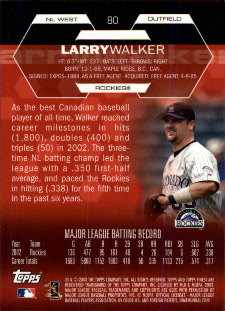 2003 Finest Baseball - Picture 29 of 109