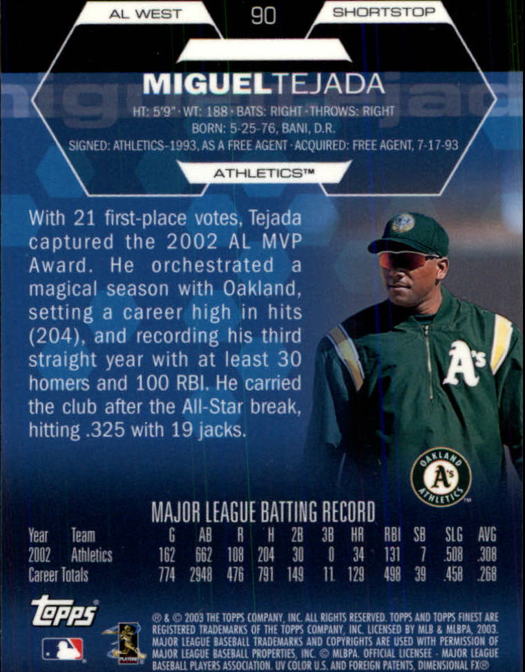 2003 Finest Baseball - Picture 19 of 109