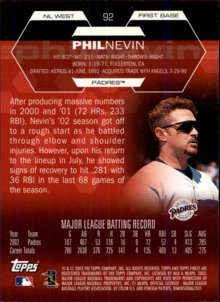 2003 Finest Baseball - Picture 15 of 109
