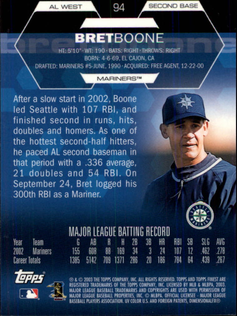 2003 Finest Baseball - Picture 11 of 109