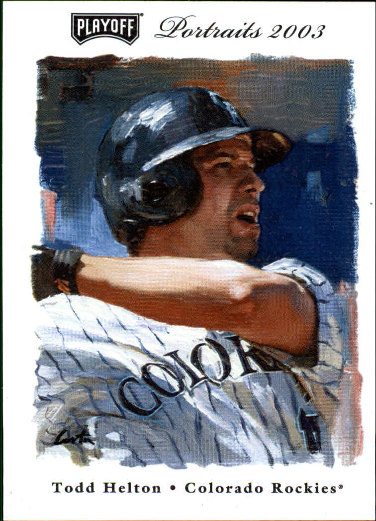 2003 Playoff Portraits Baseball Card Pick