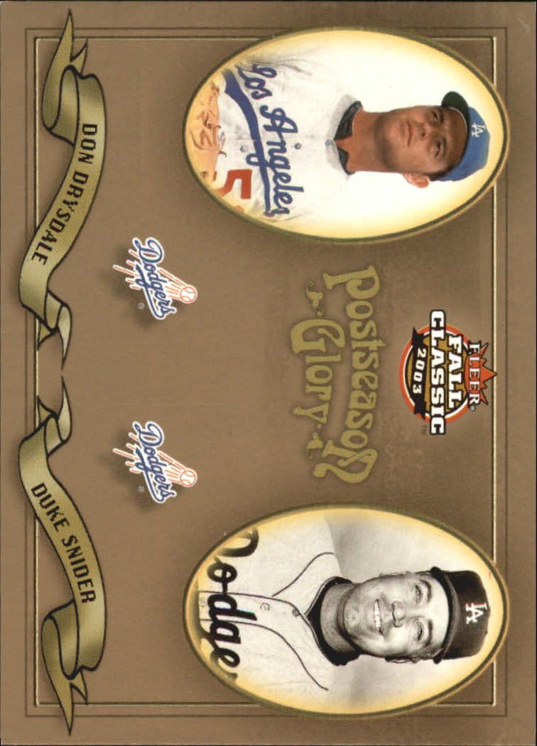 2003 Fleer Fall Classics Baseball "Insert" Cards - Picture 50 of 51