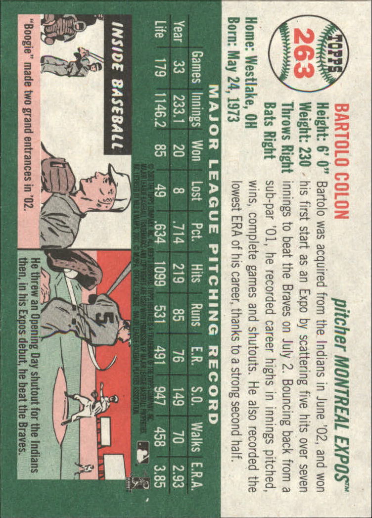 2003 Topps Heritage Baseball Part 2 - Picture 25 of 286