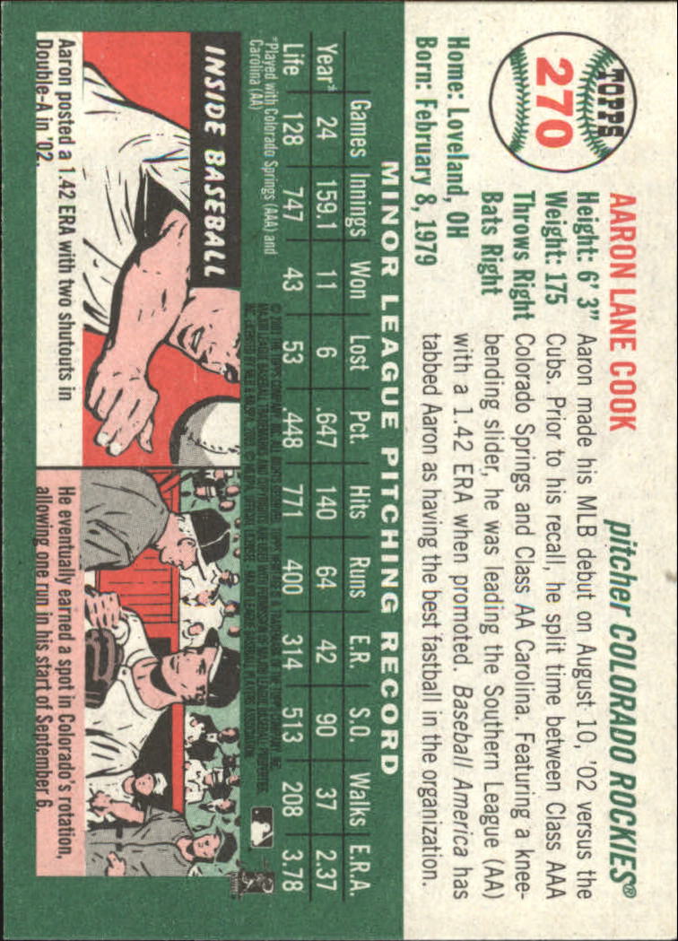 2003 Topps Heritage Baseball Part 2 - Picture 39 of 286