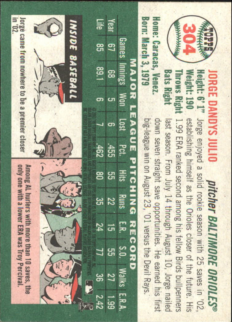 2003 Topps Heritage Baseball Part 2 - Picture 101 of 286