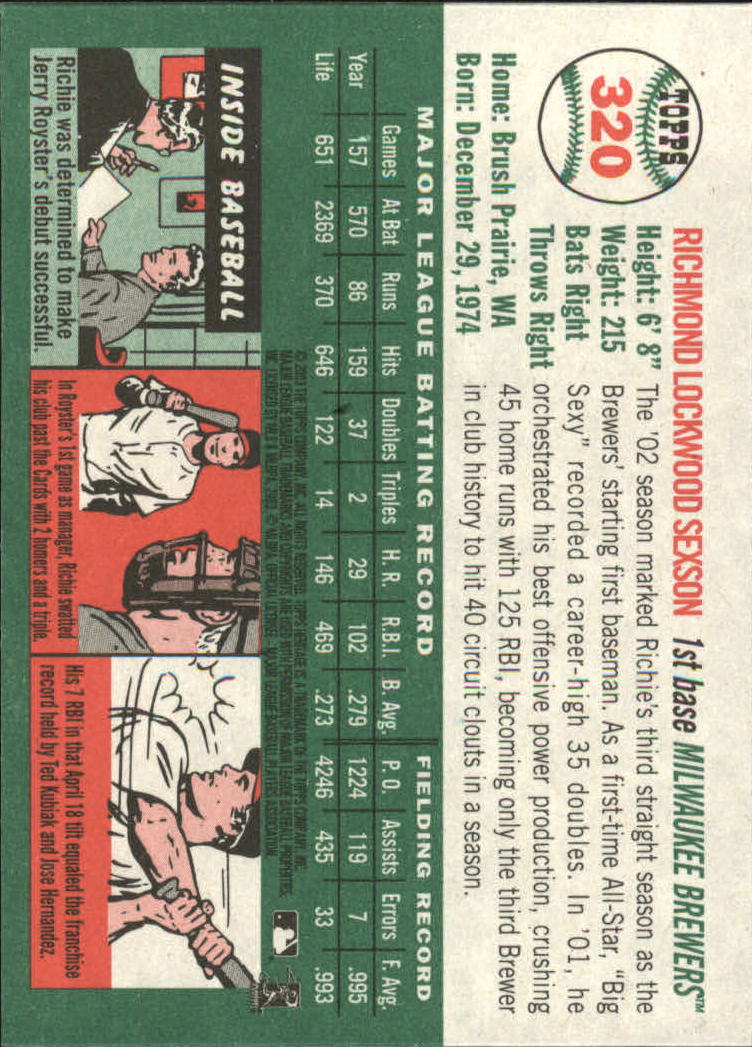 2003 Topps Heritage Baseball Part 2 - Picture 133 of 286