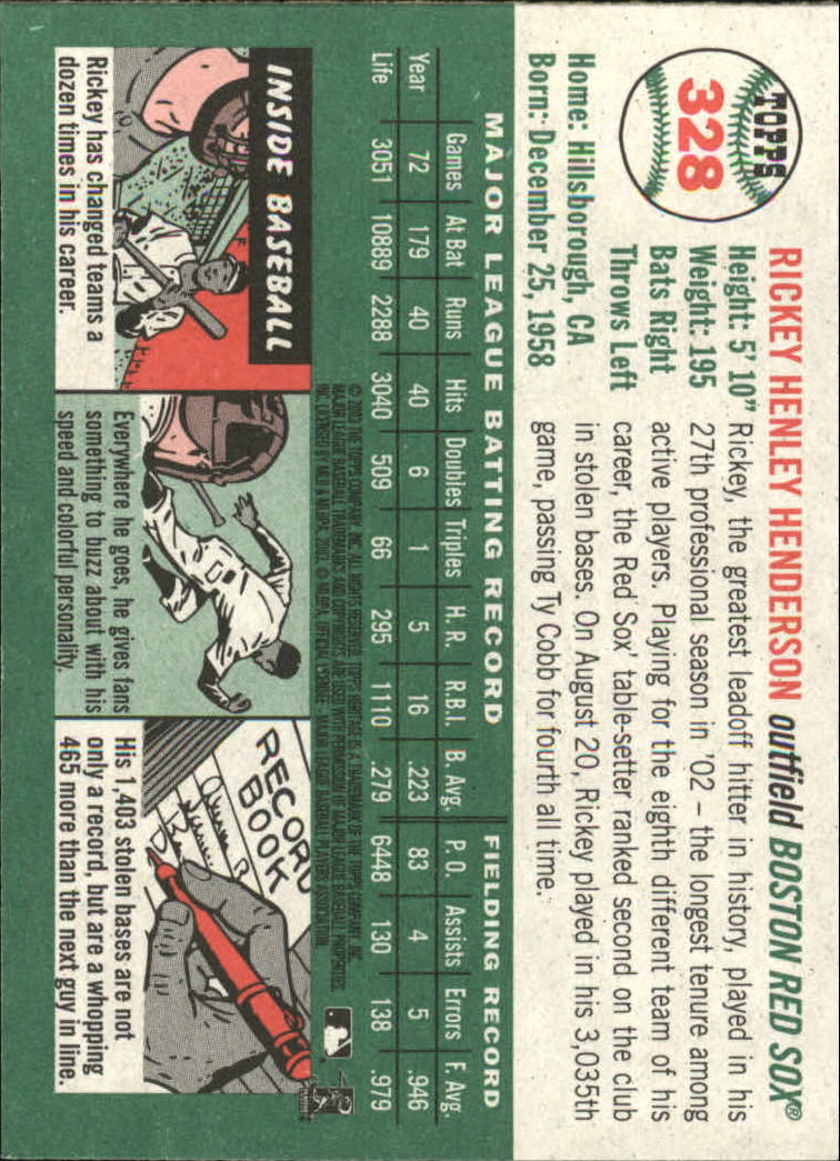 2003 Topps Heritage Baseball Part 2 - Picture 149 of 286