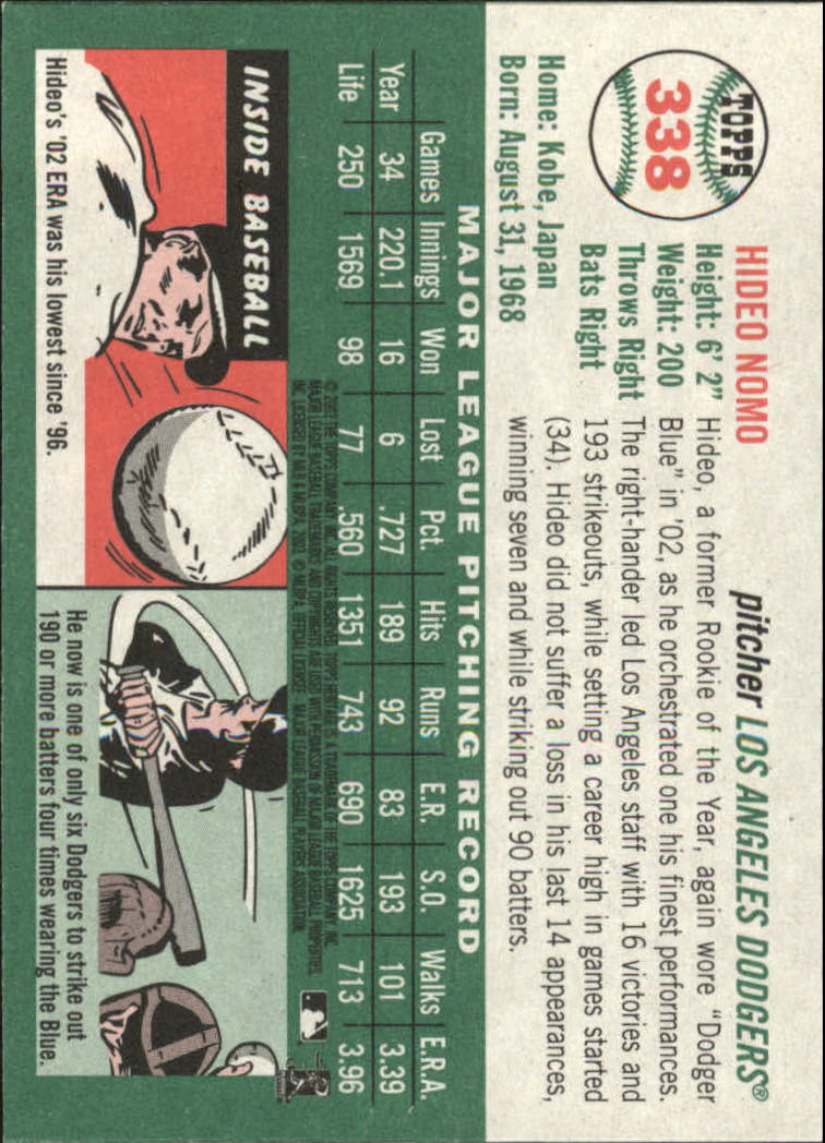 2003 Topps Heritage Baseball Part 2 - Picture 169 of 286