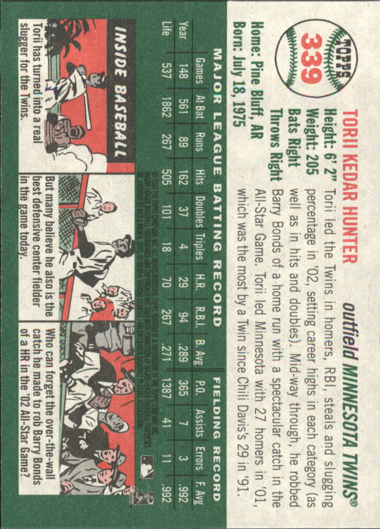 2003 Topps Heritage Baseball Part 2 - Picture 171 of 286