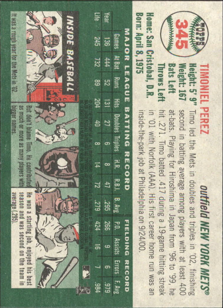 2003 Topps Heritage Baseball Part 2 - Picture 183 of 286