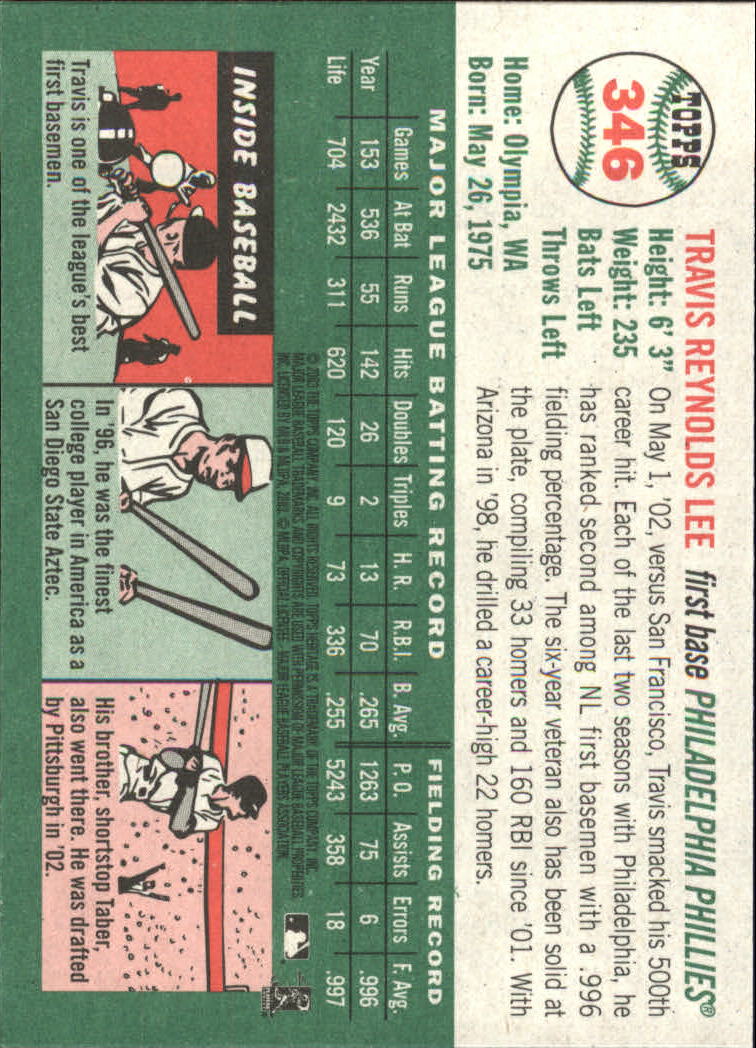 2003 Topps Heritage Baseball Part 2 - Picture 185 of 286