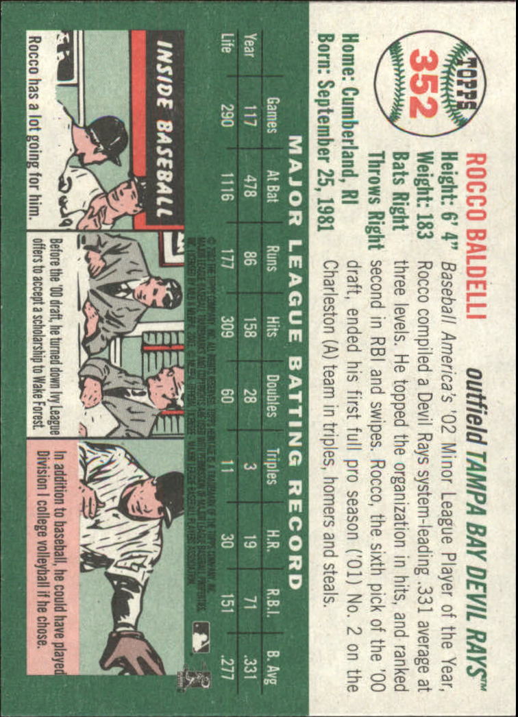 2003 Topps Heritage Baseball Part 2 - Picture 197 of 286