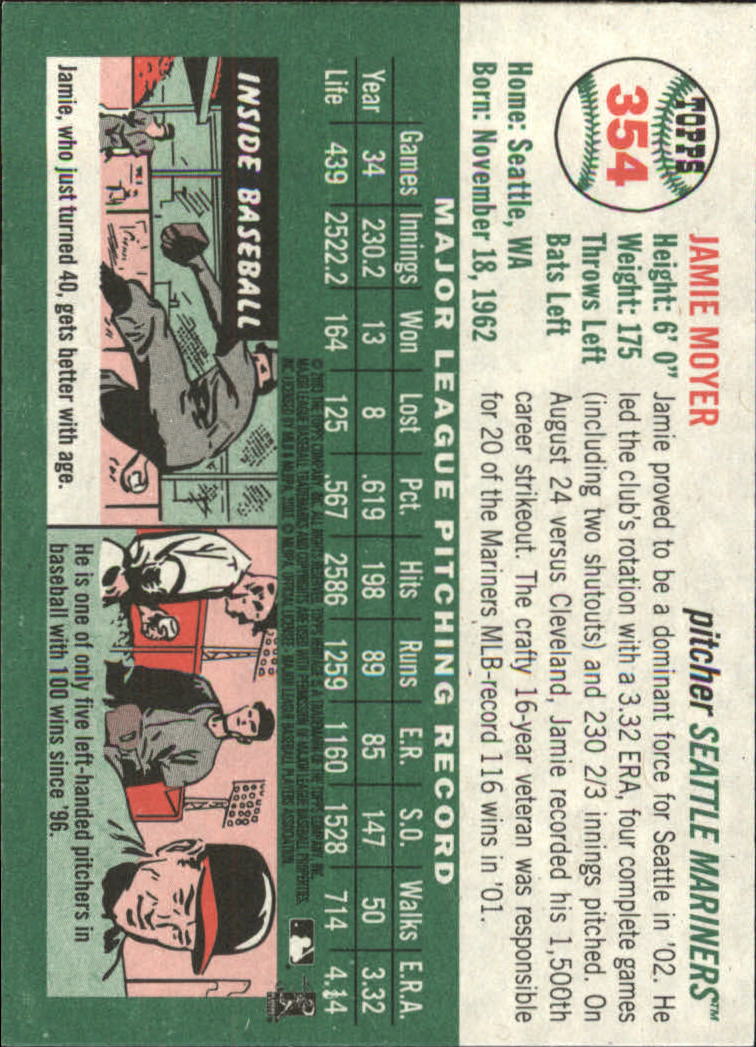2003 Topps Heritage Baseball Part 2 - Picture 201 of 286