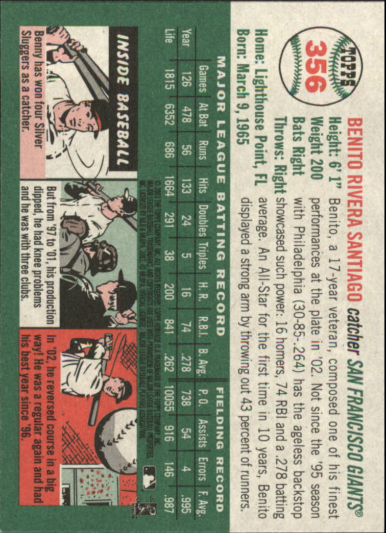 2003 Topps Heritage Baseball Part 2 - Picture 205 of 286