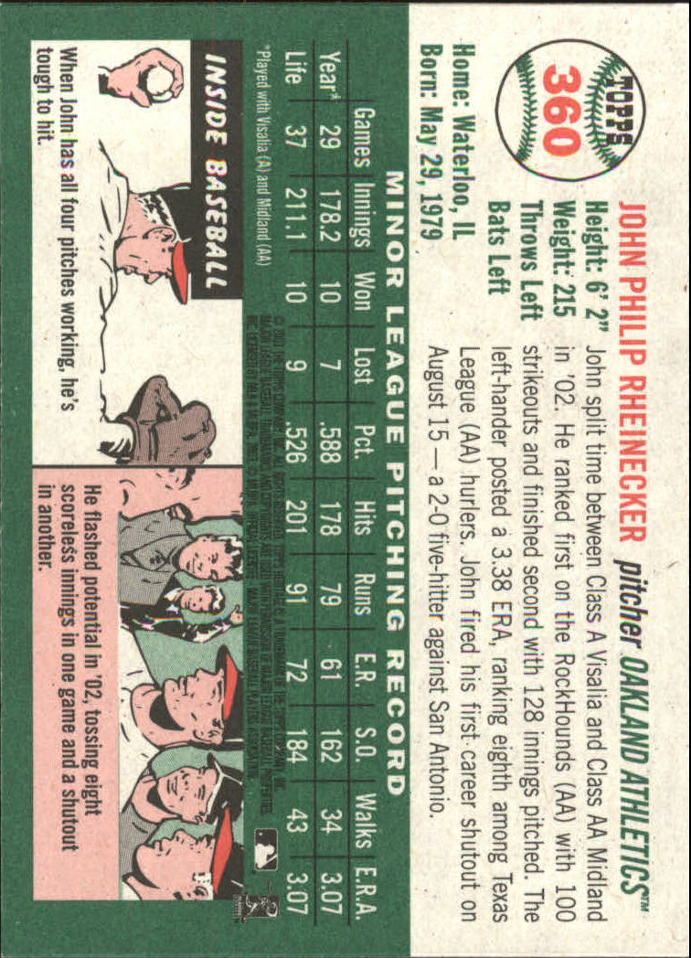 2003 Topps Heritage Baseball Part 2 - Picture 213 of 286