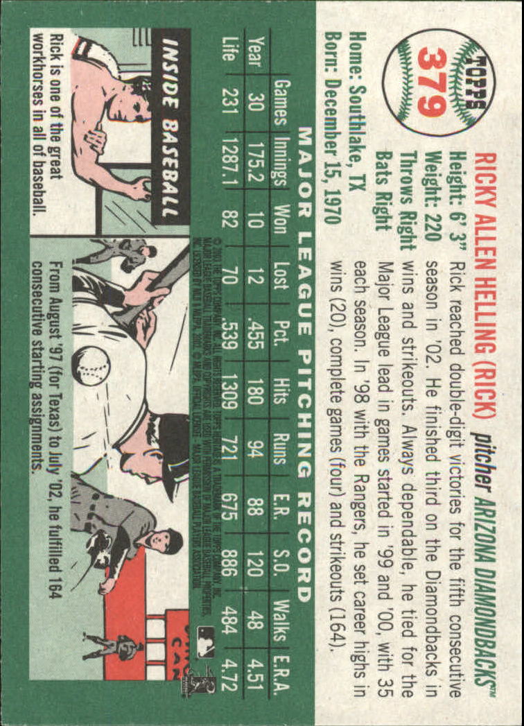 2003 Topps Heritage Baseball Part 2 - Picture 223 of 286