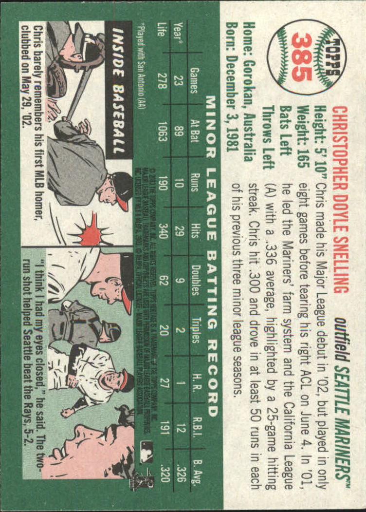 2003 Topps Heritage Baseball Part 2 - Picture 231 of 286