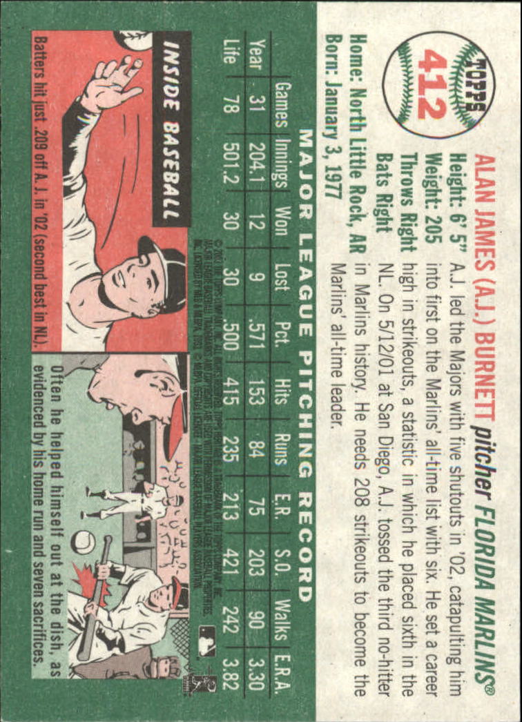 2003 Topps Heritage Baseball Part 2 - Picture 241 of 286