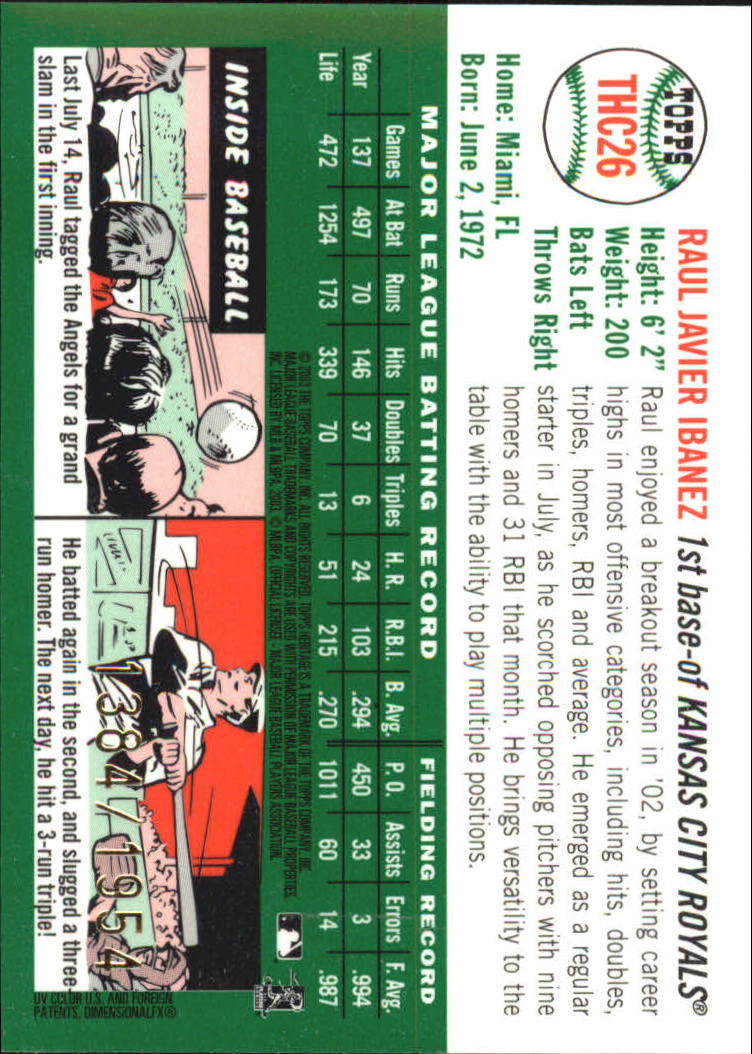2003 Topps Heritage Baseball Part 2 - Picture 255 of 286