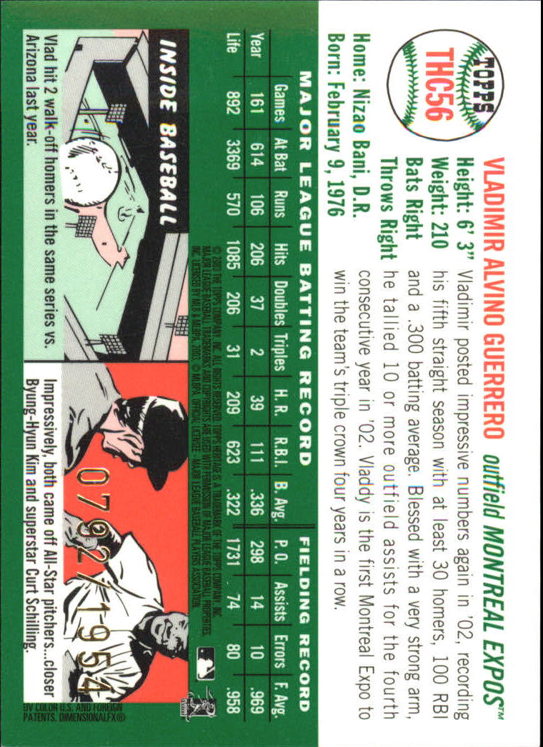 2003 Topps Heritage Baseball Part 2 - Picture 259 of 286