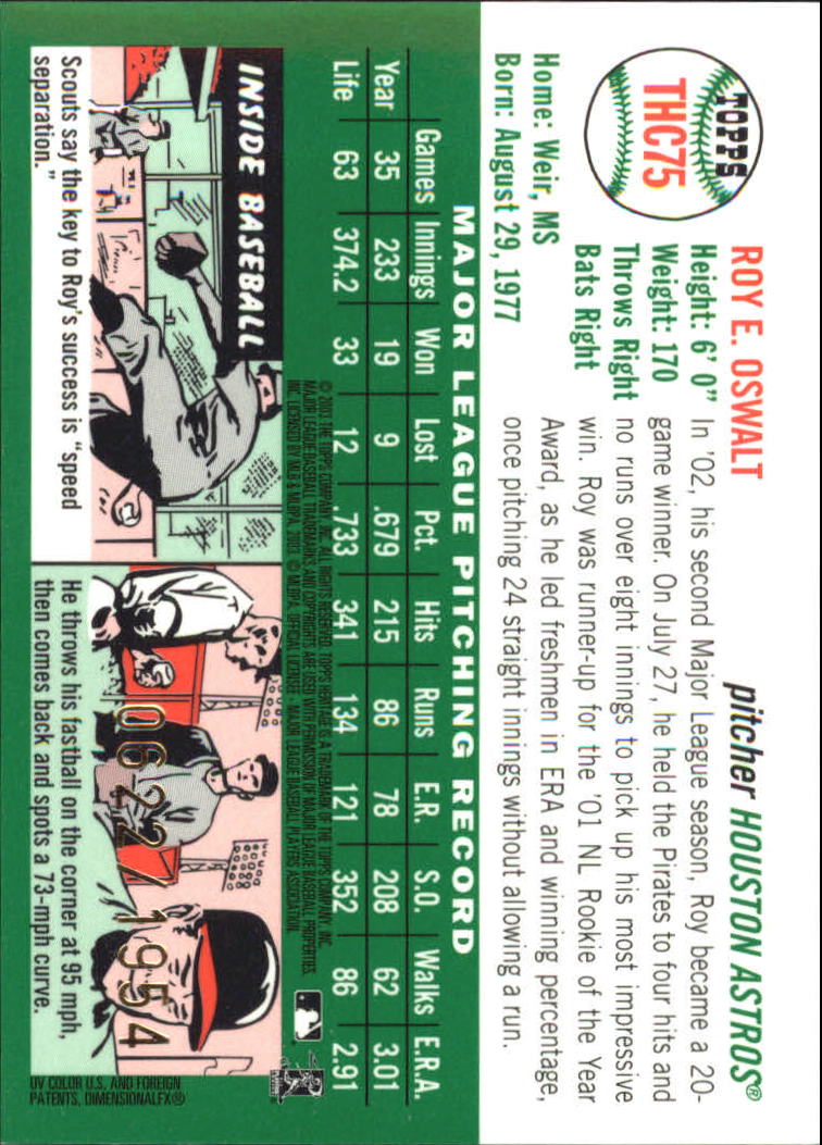 2003 Topps Heritage Baseball Part 2 - Picture 261 of 286
